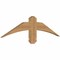 Ekena Millwork Bellingham Timber Gable Bracket, Western Red Cedar, 36"W x 9"H x 1 1/2"D x 3 1/2"F, 6/12 Pitch GBW036X09X0204BEL00SWR - alternate 3